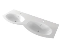 Mosdókagyló ásványi öntvényből 138 cm