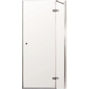 Sanotechnik Symphony forgóajtó, 85 cm, átlátszó üveg, jobb oldali ütköző. Zuhanyajtó sarok- vagy fülkeszuhanyokhoz.
