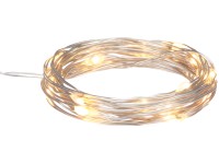 LED drótfényfüzér 20 db melegfehér LED 2 m LED drótfényfüzér 20 db melegfehér LED 2 m