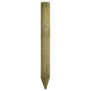 Mini paliszander, nyomás alatt impregnált, Ø 8 cm, 75 cm hosszú, fából, ágyásszegélyhez.