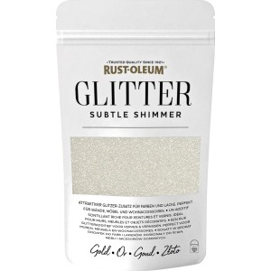 Rust-Oleum csillámfesték Subtle Shimmer Gold, 70g-os kiszerelés effektfestékekhez.