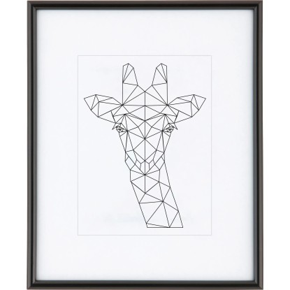 OBI műanyag keret 24 cm x 30 cm fekete