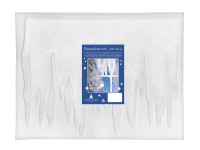 Jégcsapgirland nemszőtt 26 cm x 100 cm