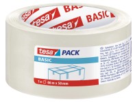 tesapack Basic csomagolószalag átlátszó 66 m x 50 mm