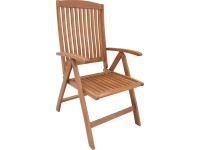 Greenville összecsukható szék állítható háttámlával FSC