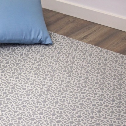 Futószőnyeg szürke virág