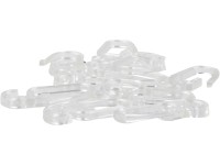 Ráncszedő akasztó átlátszó 19 mm