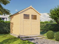 Bertilo Sylt kerti faház 180 cm x 238 cm Natúr FSC