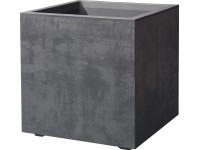 Deroma Cubo Millennium virágcserép 39 cm x 39 cm x 39 cm antracit