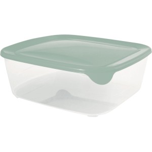 Curver "Fresh&Go" szögletes ételtartó 2,9 l - átlátszó/ zöld
