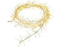 LED-es drótköteges fényfüzér 480 melegfehér LED átlátszó kábellel 9,8 m LED-es drótköteges fényfüzér 480 melegfehér LED átlátszó kábellel 9,8 m