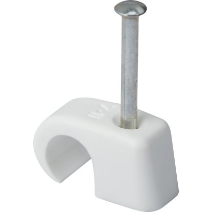 LUX kábelbilincs, átmérő: 7 mm - 11 mm, 10 darab, fehér