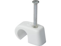 LUX kábelbilincs, átmérő: 7 mm - 11 mm, 10 darab, fehér LUX kábelbilincs, átmérő: 7 mm - 11 mm, 10 darab, fehér