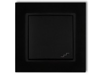 MINI váltókapcsoló kerettel matt fekete