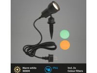 Briloner Terra LED-es kerti spotlámpa földbe szúrható rúddal Briloner Terra LED-es kerti spotlámpa földbe szúrható rúddal