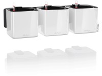 Lechuza Green Wall Home Kit Glossy virágtartó szett fehér magasfényű Lechuza Green Wall Home Kit Glossy virágtartó szett fehér magasfényű