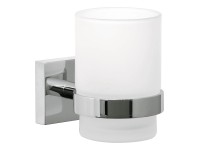 tesa EKKRO fogkefetartó pohár magasfényű krómozott fém ragasztós rögzítésű