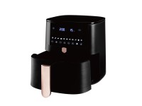 Forró levegős fritőz 8 l fekete- rose gold Forró levegős fritőz 8 l fekete- rose gold