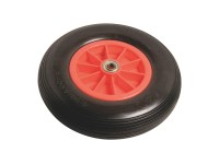 Defektbiztos kerék felnivel, profillal, átmérő: 400 mm, 100 kg, vörös-fekete