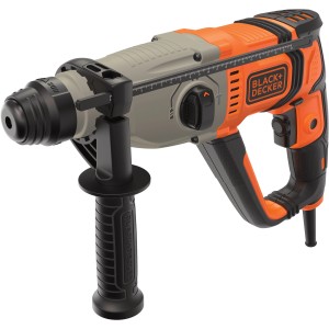 Black+Decker BEHS02K fúrókalapács, 800 W, kő és beton fúrásához és ütvefúrásához.