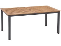 Bonlee kerti asztal téglalap alakú FSC -fa barna 166 cm x 90 cm