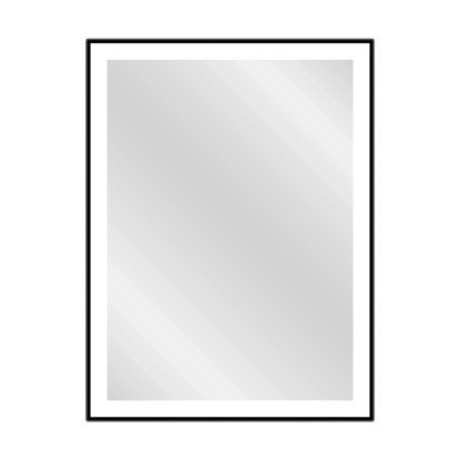 Led tükör alumínium kerettel 60 cm x 80 cm