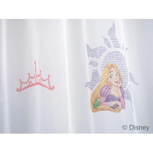 Ablakfüggönyök Rapunzel motívummal és koronával.