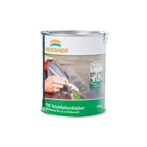 Heissner PVC tófólia ragasztó 600g: A tófólia varratok ragasztásához tóépítés során.