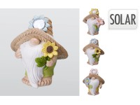 Törpe dekor szolár figura 15 cm