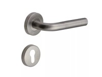 Lisa rozsdamentes CZ rozettás ajtókilincs