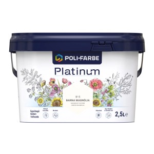 Poli - Farbe Platinum beltéri falfesték diszperziós Barna magnólia 2,5 l