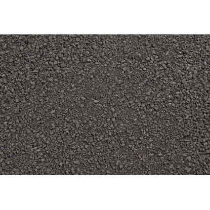Közelkép antracit színű fugázóhomokról (1-3 mm) térkövekhez és lapburkolatokhoz.