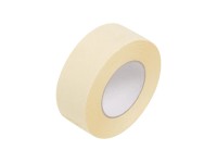 LUX-TOOLS magas krepp ragasztószalag, nyúlékony, bézs színű, 50 m x 50 mm