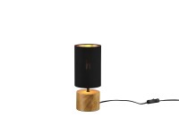 Reality Woody asztali lámpa kerek 30 cm x 12 cm E14 fekete max 40W Reality Woody asztali lámpa kerek 30 cm x 12 cm E14 fekete max 40W