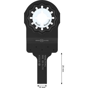 Bosch AIZ 10 AB Starlock merülőfűrészlap, Multi Material, 10x25mm, multifunkciós szerszámokhoz.