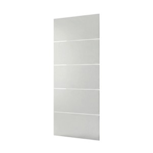 Doorlegro üveg tolóajtó ESG szatén 4-csíkos 205 cm x 90 cm