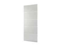 Doorlegro üveg tolóajtó ESG szatén 4-csíkos 205 cm x 90 cm Doorlegro üveg tolóajtó ESG szatén 4-csíkos 205 cm x 90 cm