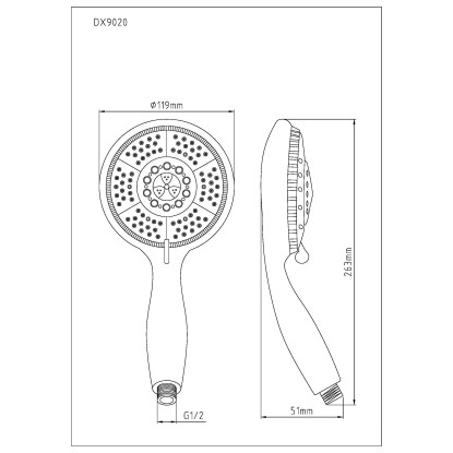 Eisl kézizuhany Harmonie króm
