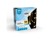 Dekortrend Crystalline jégcsapfüzér toldható 138 LED melegfehér