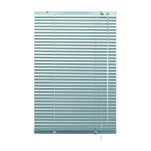 Ezüst színű alumínium Gardinia reluxa, 40x175 cm, a magánszféra és a napvédelem érdekében.