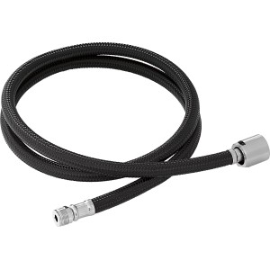 Csere szórófej tömlő baliv KI-5094 konyhai csaptelephez, fekete nylon tömlő sárgaréz csatlakozókkal.