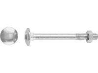 LUX kapupántcsavar M4 x 30 mm horganyzott részmenet 8 darab anyákkal LUX kapupántcsavar M4 x 30 mm horganyzott részmenet 8 darab anyákkal