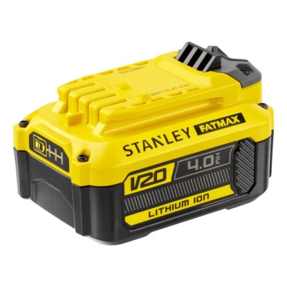 Stanley Fatmax V20 18V/4Ah Akkumulátor, lítium-ion csereakkumulátor elektromos szerszámokhoz.