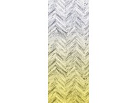 Komar vlies fotótapéta Herringbone Yellow Panel 100 cm x 250 cm