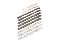 LUX dekopírfűrészlap-készlet U-szár 10 részes