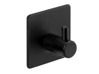 Hettich öntapadó fogas fém fekete matt 45 mm x 45 mm x 28 mm 1 db Hettich öntapadó fogas fém fekete matt 45 mm x 45 mm x 28 mm 1 db