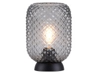 Just Light Reishi asztali lámpa 22,5 cm x 15 cm Fekete