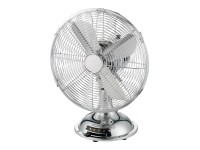 OBI  ventilátor asztali oszcilláló  30 cm-es ezüst színű