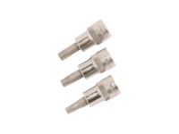 LUX Comfort dugókulcskészlet, 3 részes, T40, T45, T50 LUX Comfort dugókulcskészlet, 3 részes, T40, T45, T50