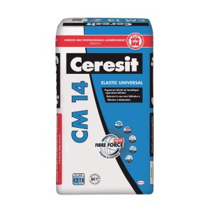 Ceresit CM 14 flexibilis csemperagasztó zsák bel- és kültéri használatra.
